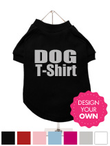 A fun, funky and distinct dog t-shirt. Made from high quality, fine knit gauge, 100% cotton and features a velvelty-feel cotton-flock design.