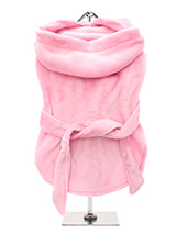 Pink Plush & Fluffy Terry Bathrobe - Our new Super Soft and Plush and Fluffy Terry Bathrobes are made from Plush Micro-fibre, it is so soft you will not want to put it down. Great for wrapping up in after bath time to relax and dry out. It has a matching toweling belt which is attached so as not to fall off and this great for pulling u...
