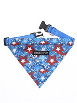 Hero Star Bandana - Our Hero Star Bandana is a tribute to all the Superhero's rolled into one not to mention your own little Superhero! It is a contemporary style and the pattern is right on trend. Just attach your lead to the D ring and this stylish Bandana can also be used as a collar. It is lightweight and incredibl...