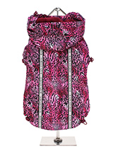 Pink Leopard Print Rainstorm Rain Coat - Our new Pink Leopard Print Rainstorm Rain coat will protect your dog from the rain and with its hi-visibility stripe will help them be seen during evening or early morning walks. This distinctive look will give your dog a unique style all its own and you can be sure that this stylish and practical r...