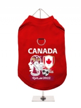 ''World Cup 2022: Canada'' Harness-Lined Dog T-Shirt